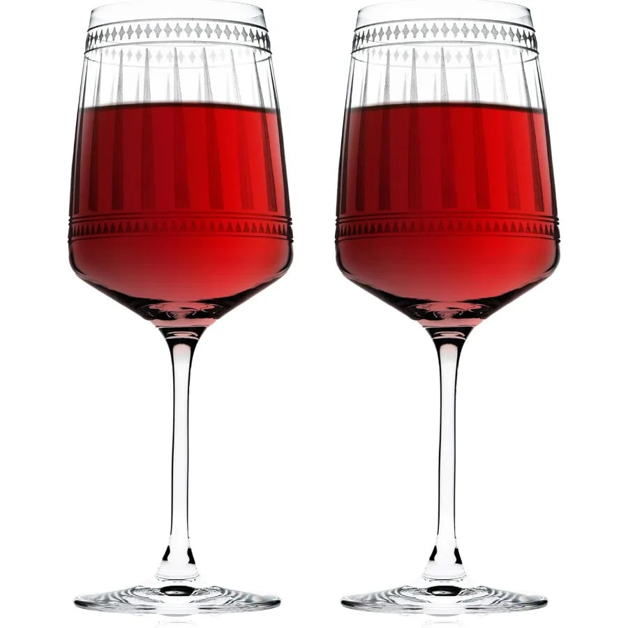 Elegant Dining Two Wine Glasses