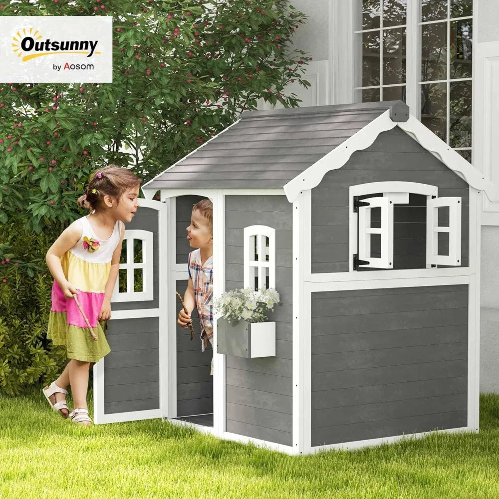 Playhouse, Outdoor Wooden  for 3-8