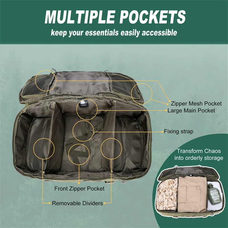 Tactical Backpack Large Camping  Bags