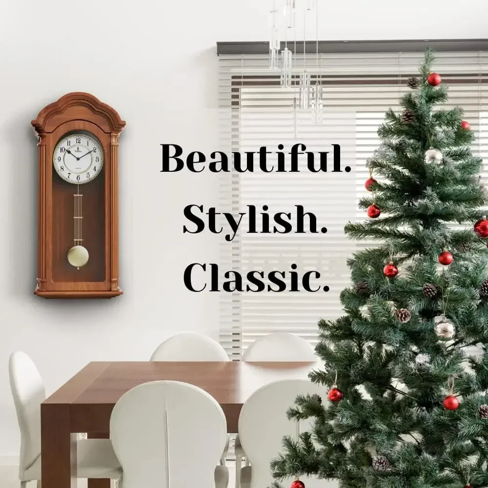 Grandfather Wall Clock with Pendulum