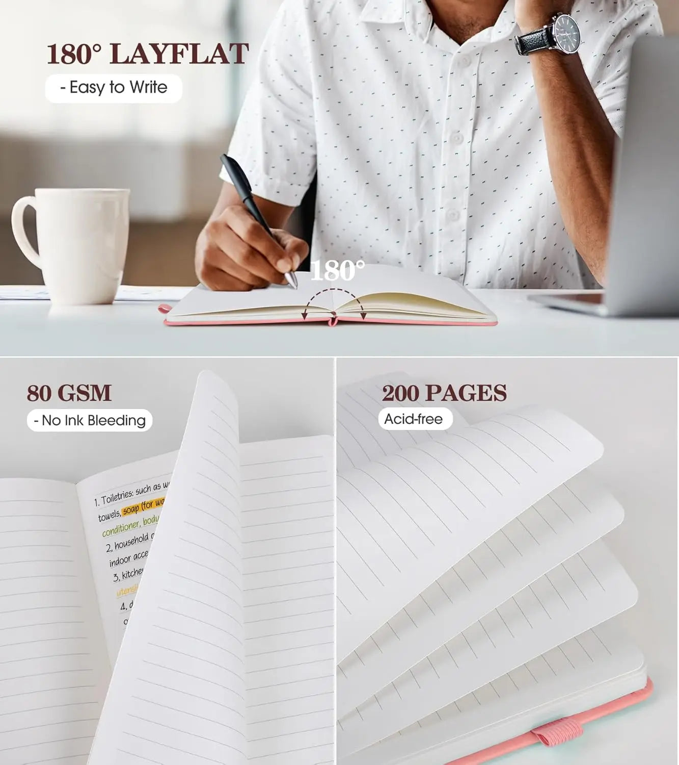 Hardcover Leather Journal for Women