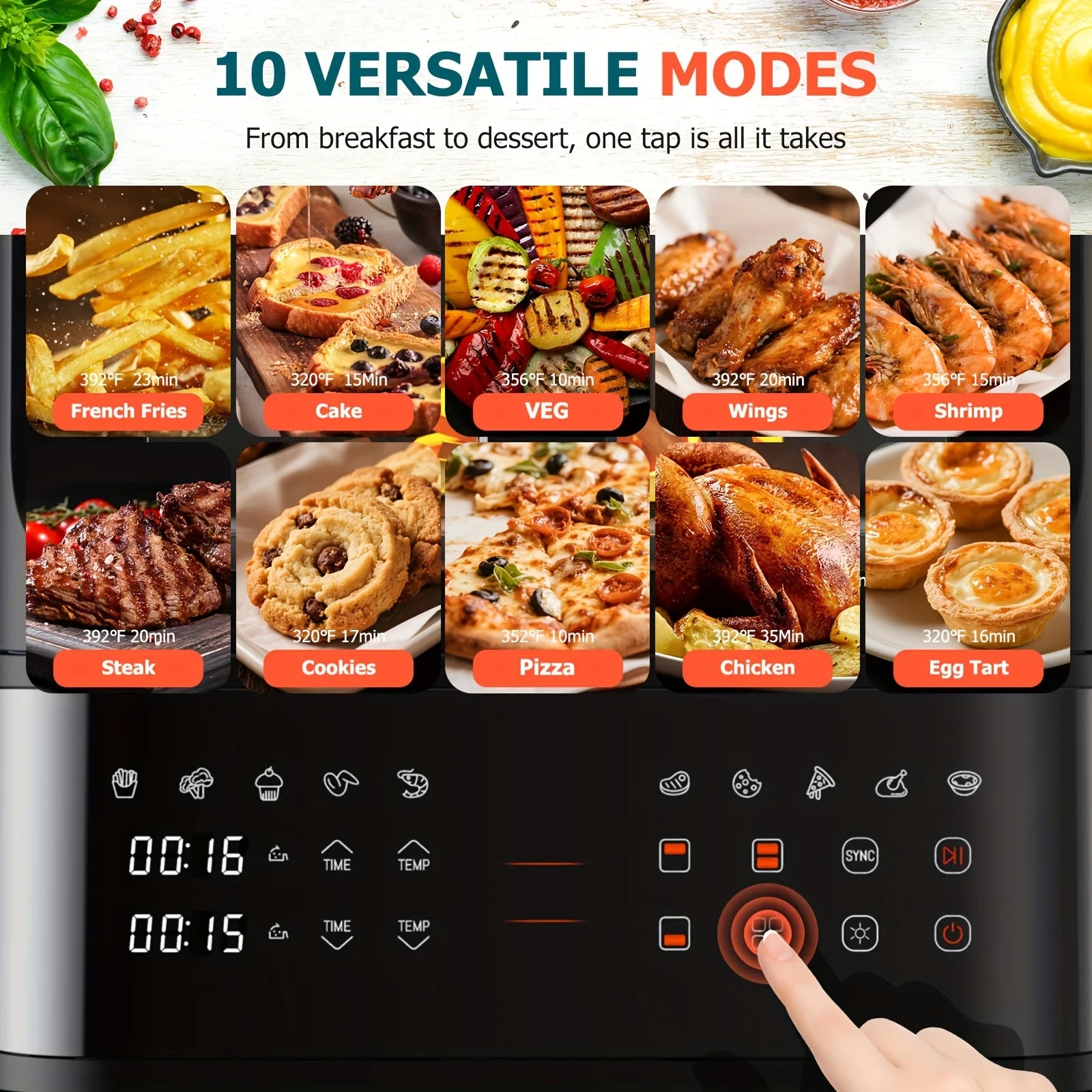 Ten in 1 Multi-Functional Air Fryer