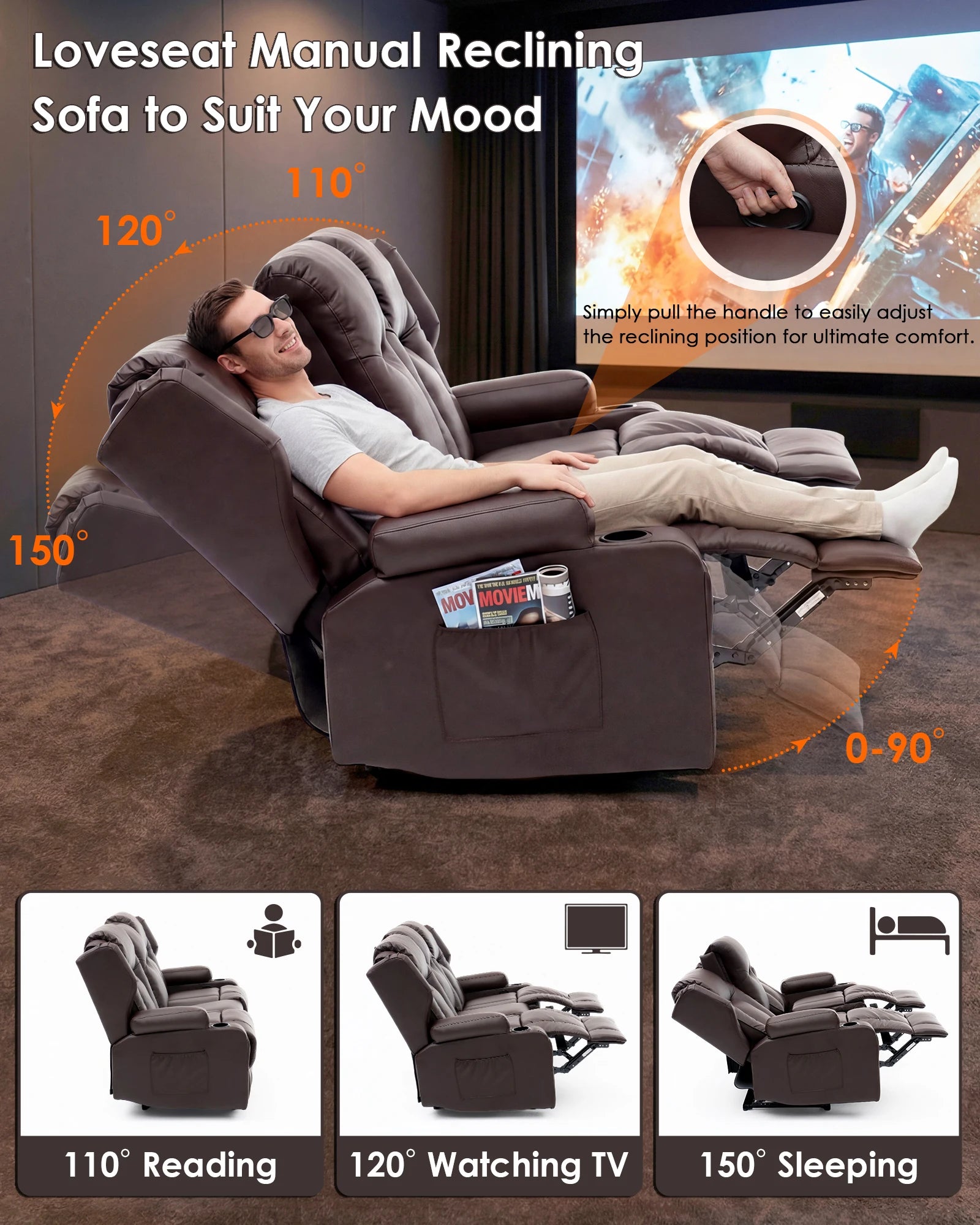 Home Theater Love Seat
