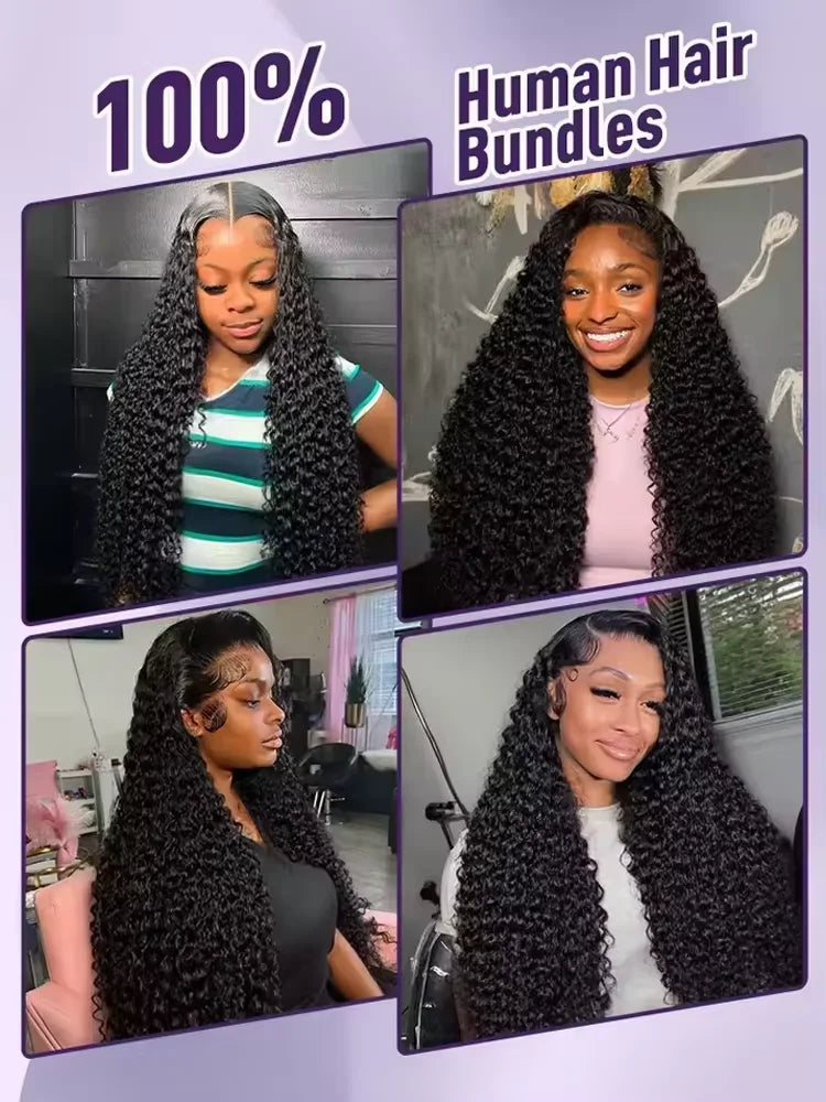 30 36 Inch Deep Wave Human Hair