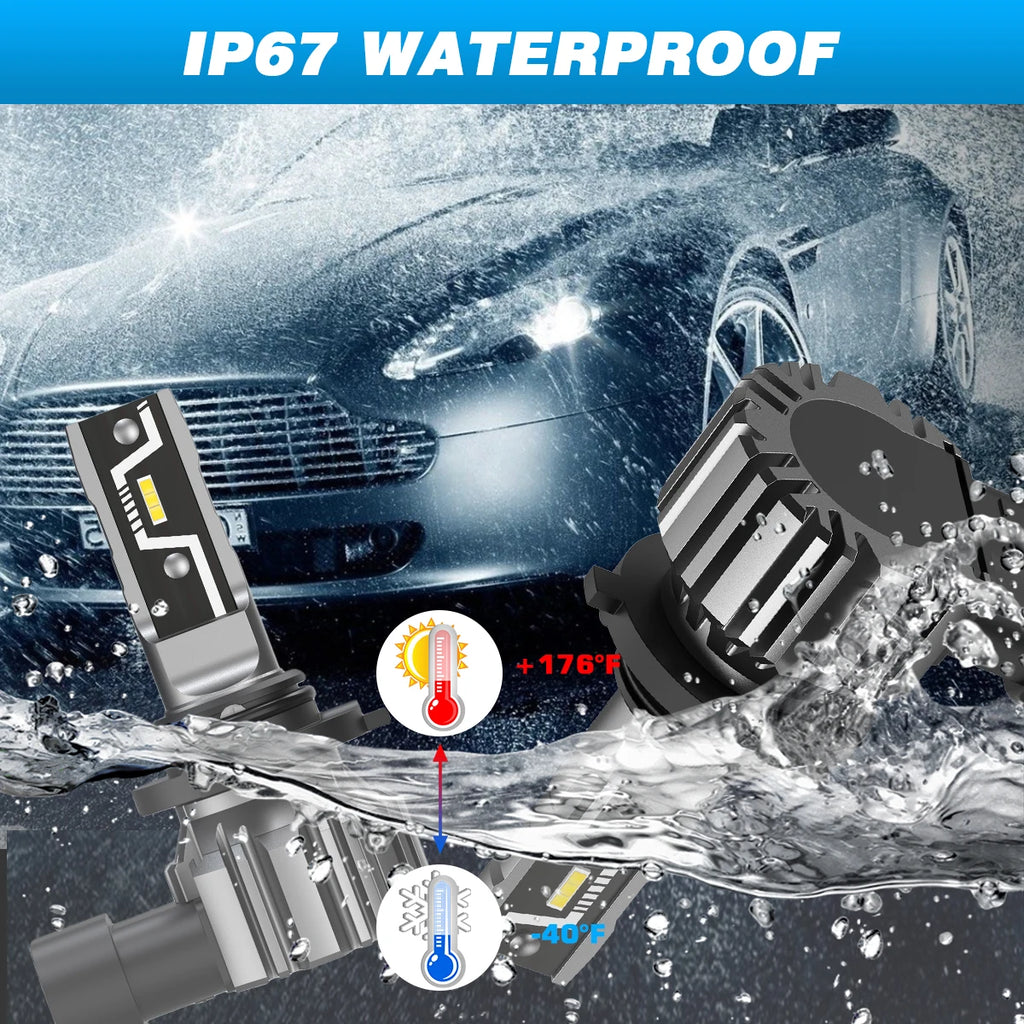 LED Headlight Bulbs 2PCS 9005 2PCS H11