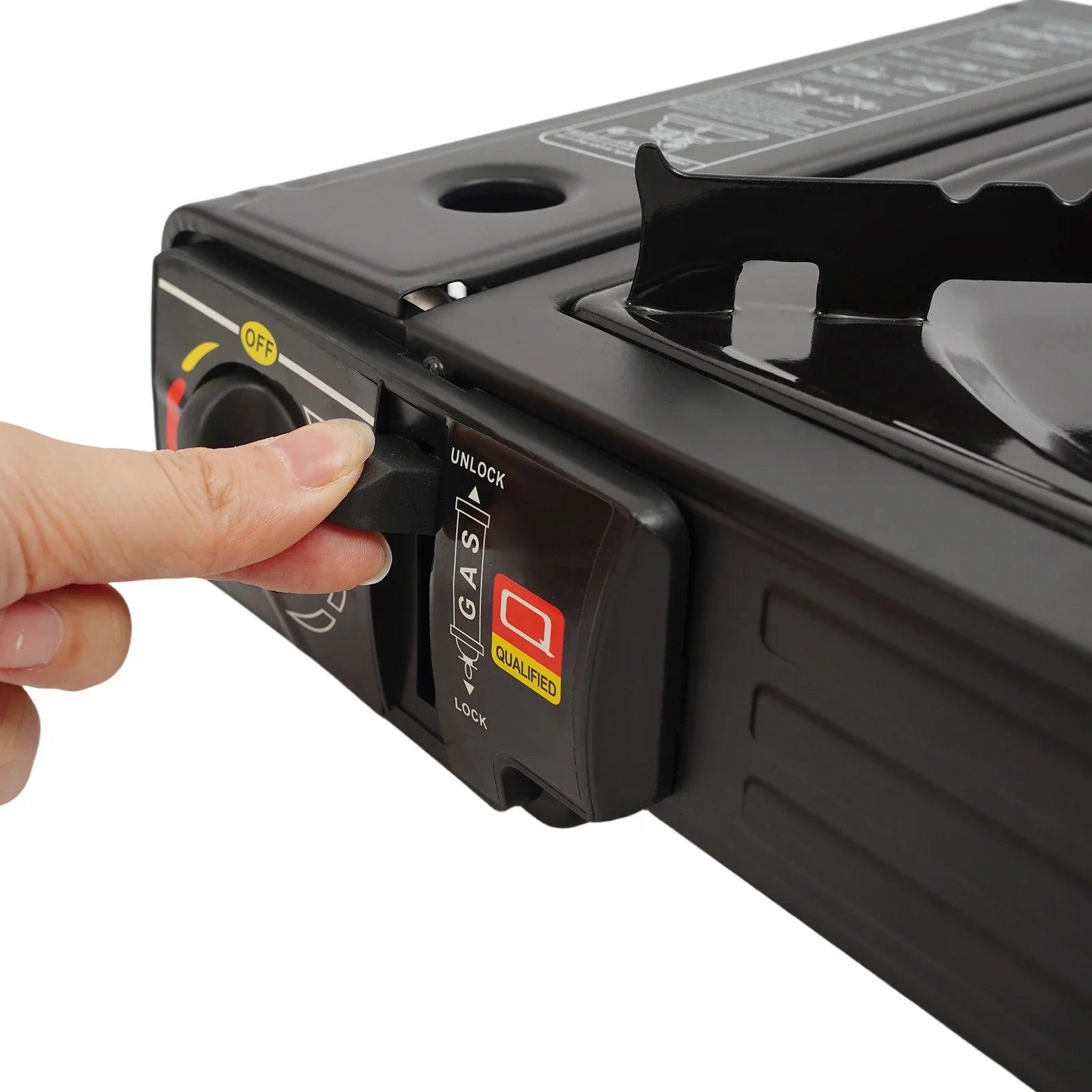 Portable Dual-Burner Camping Stove