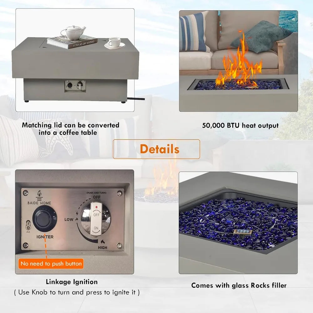 Propane Fire Pit Table,