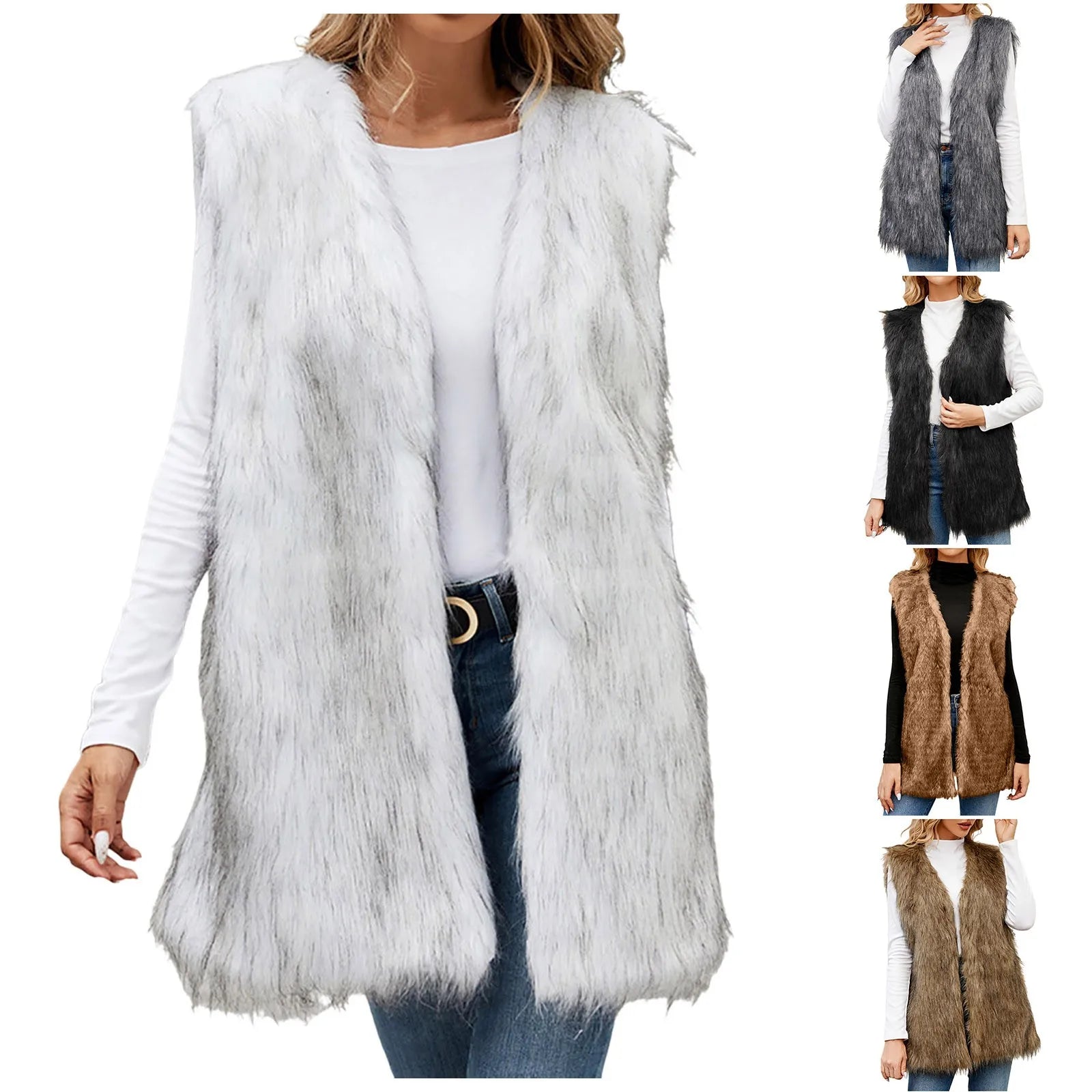 Sleeveless Dress Vest