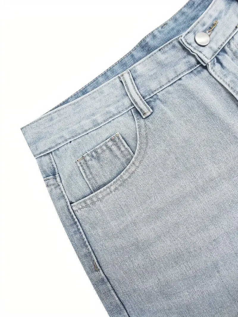 Vintage Washed Blue Jeans