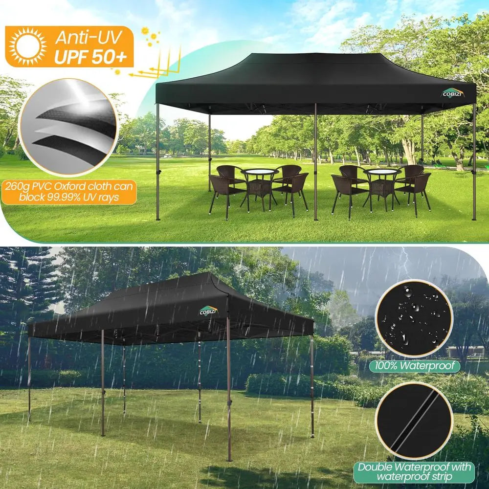 10x20 Pop up Canopy Without Sidewall