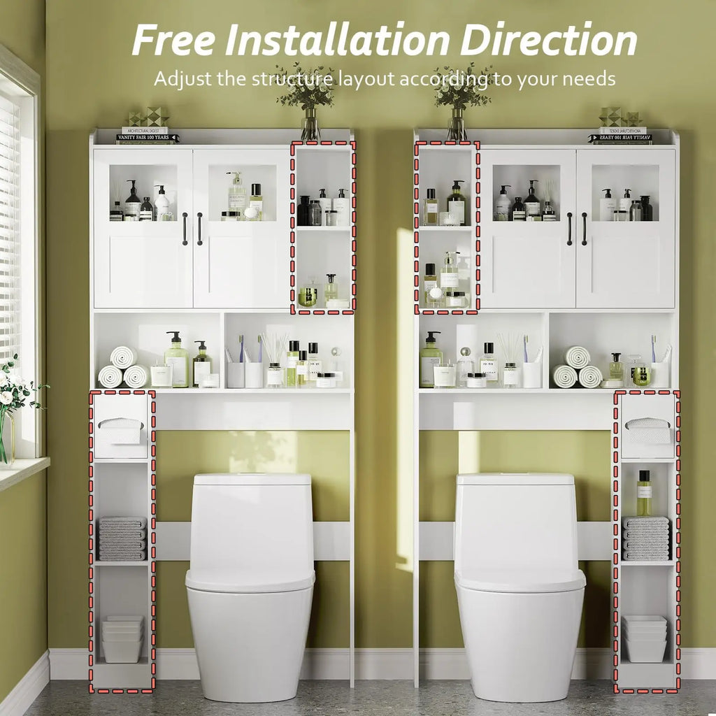 Bathroom cabinet over toilet