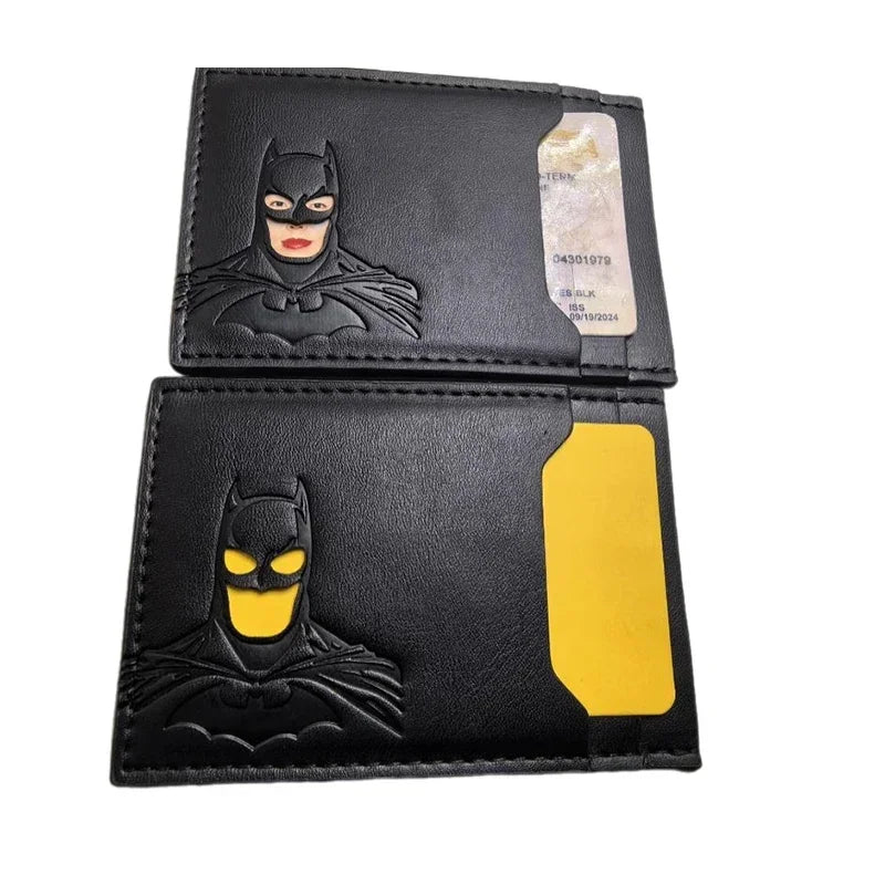 Personalized Leather Bat Wallet