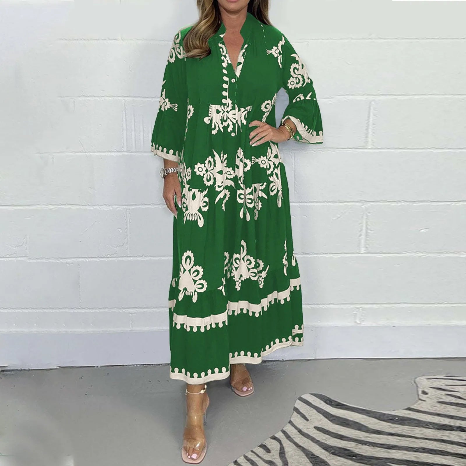Retro Summer Casual  Dress