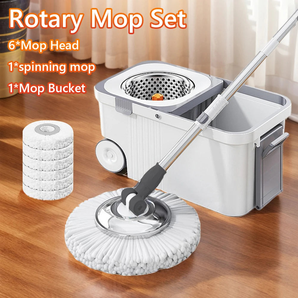 Spin Mop Bucket 6 Microfiber Refills