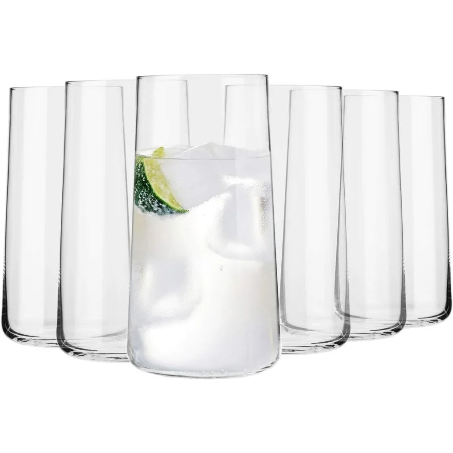 Tall Water Glasses 18.3 oz Set of 6