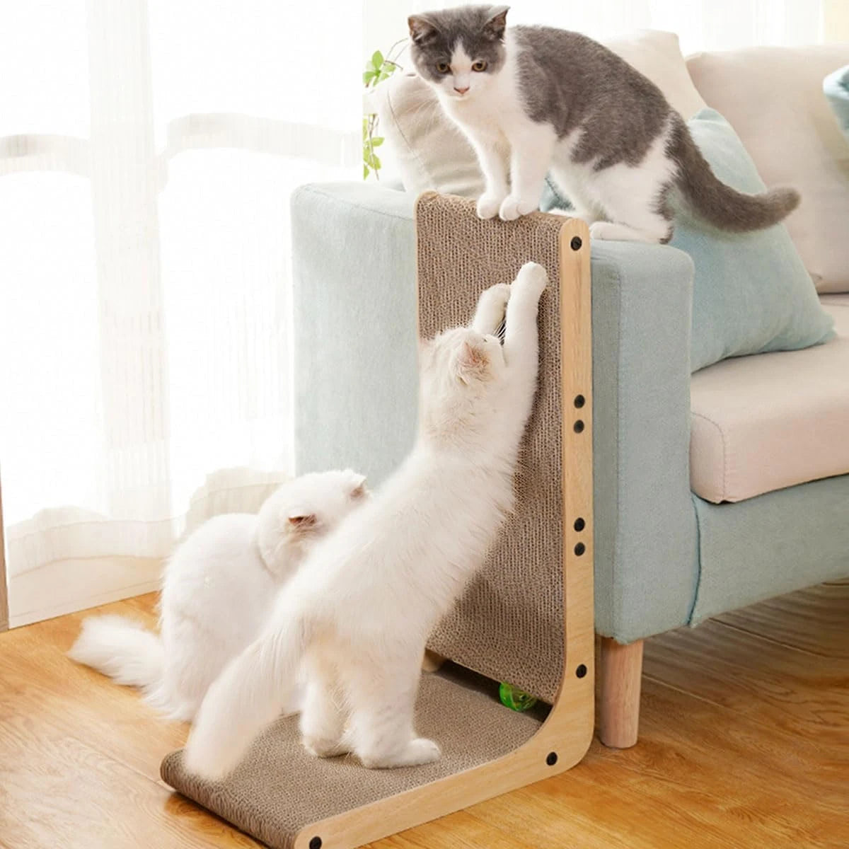 Cat Scratching Board, L-Shaped