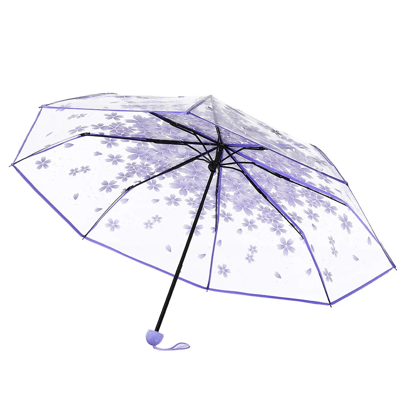 Transparent Clear Umbrella 3 Fold