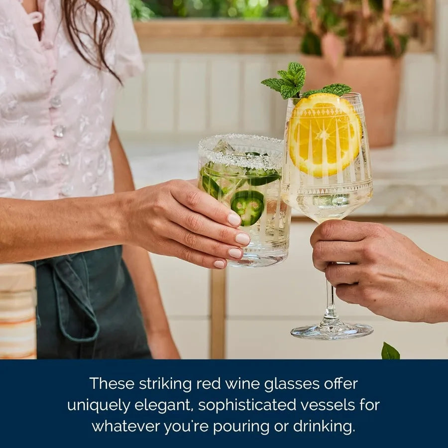 Elegant Dining Two Wine Glasses