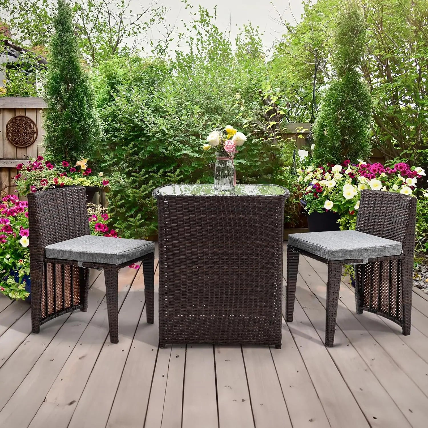Romantic Three Piece Bistro Set