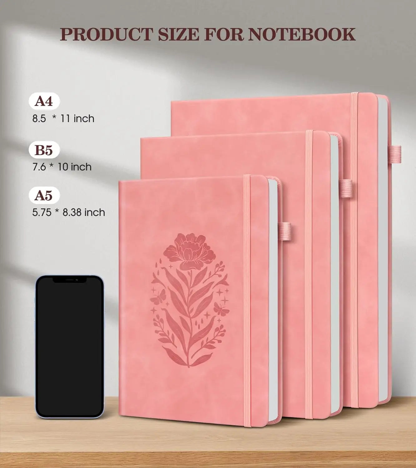 Hardcover Leather Journal for Women