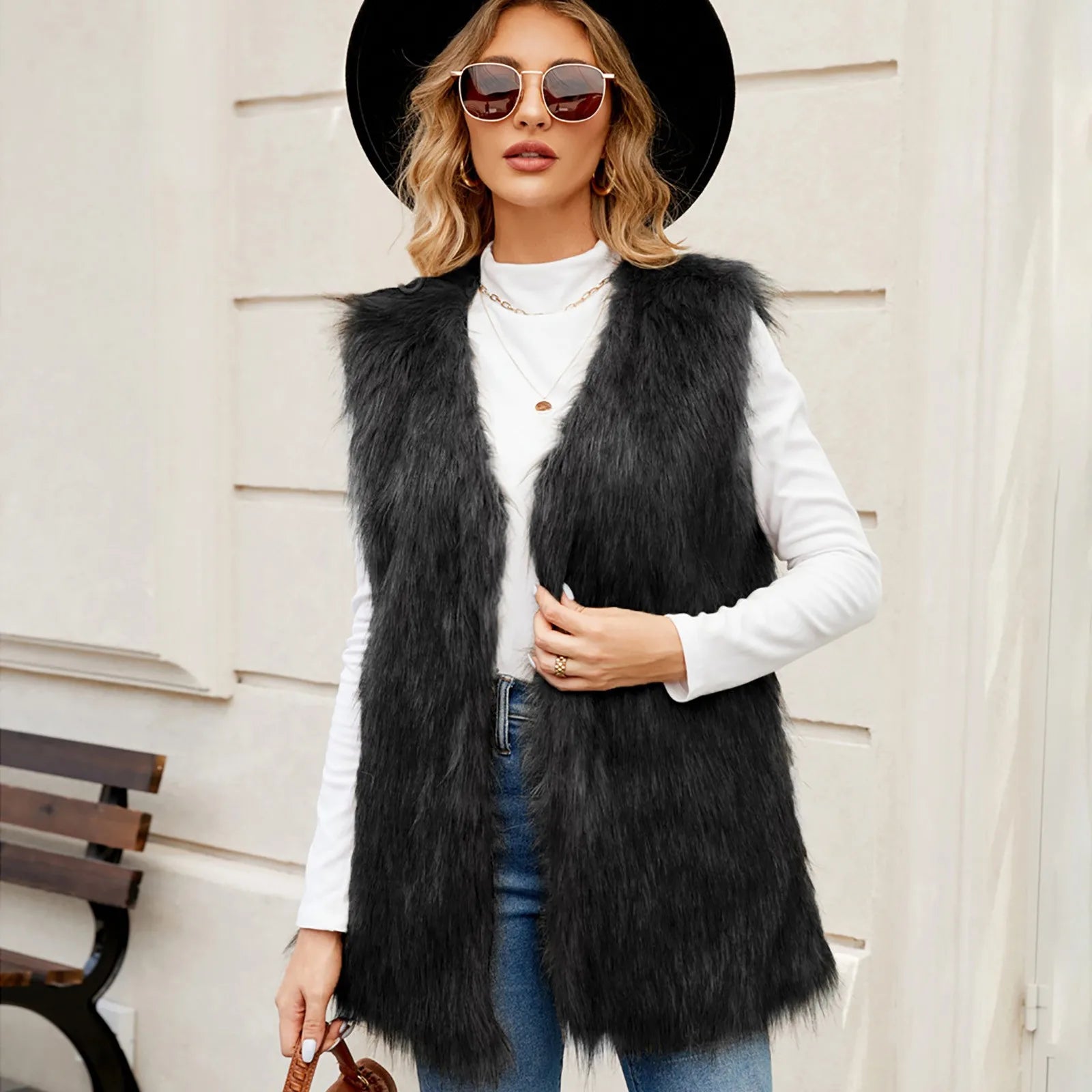 Sleeveless Dress Vest