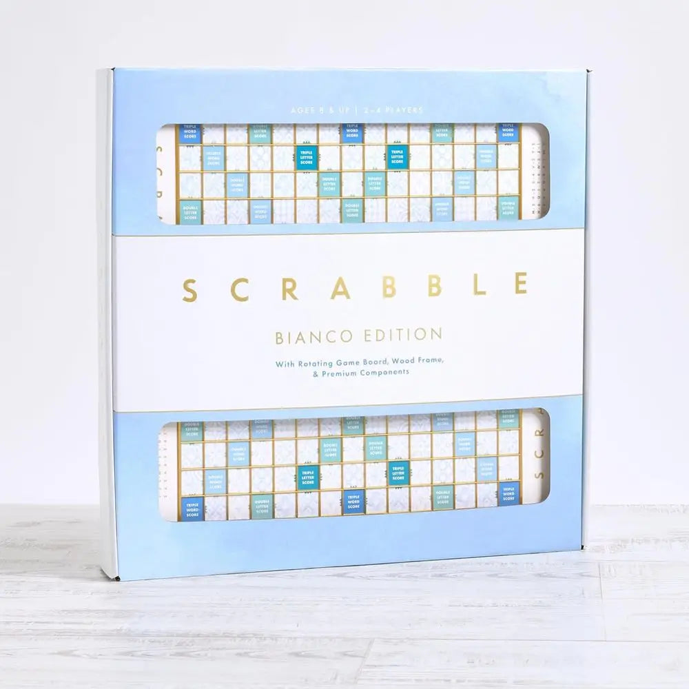 Scrabble Edition with Rotating Wooden Board