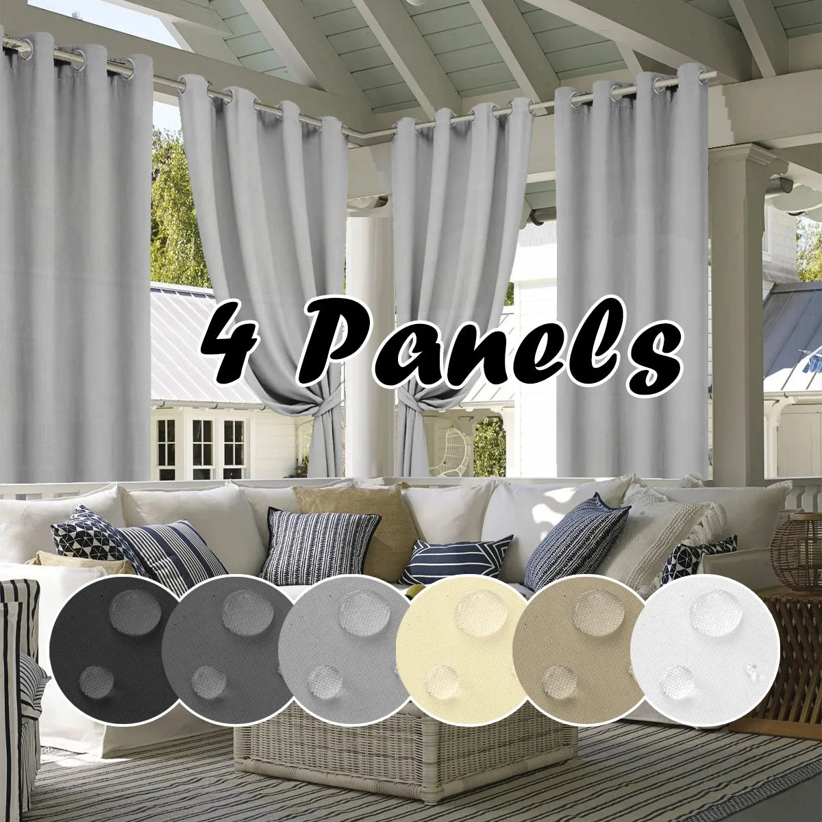Waterproof Privacy Outdoor Curtain