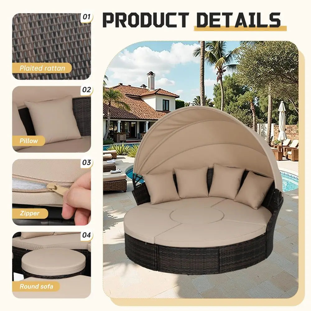 Relaxing Canopy Daybed
