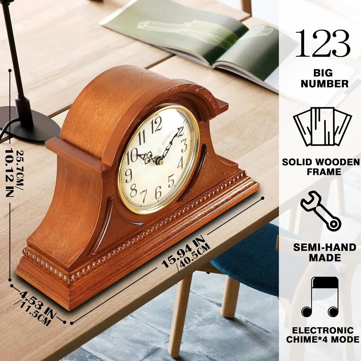 Grandfather Mantel Clock